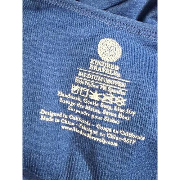 Kindred Bravely Simply Sublime Maternity & Nursing Tank Sz M Comfy Navy Nlue - Picture 6 of 6